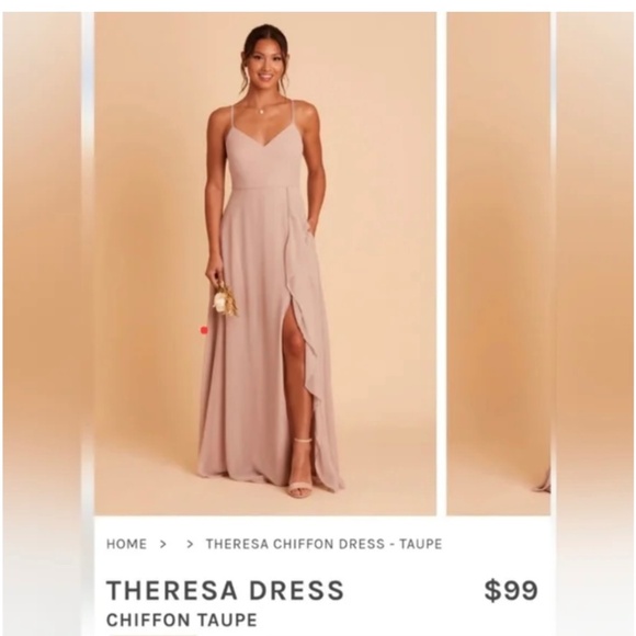 Theresa Dress - Birdy Grey - Picture 1 of 3